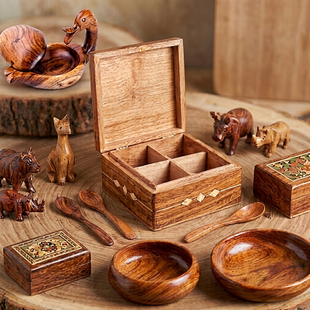 Wooden Crafts Handmade Accessories